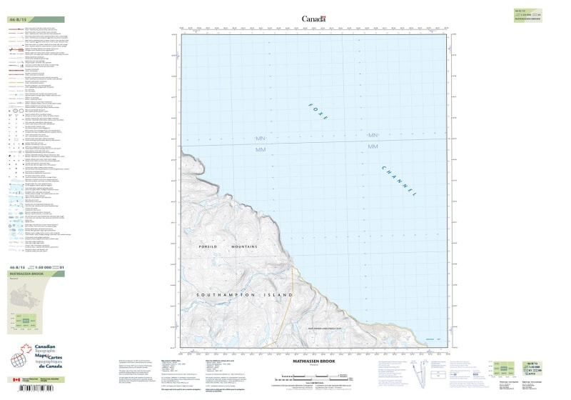 046B15 - MATHIASSEN BROOK - Topographic Map