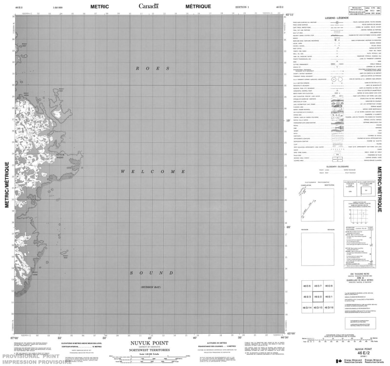 046E02 - NUVUK POINT - Topographic Map