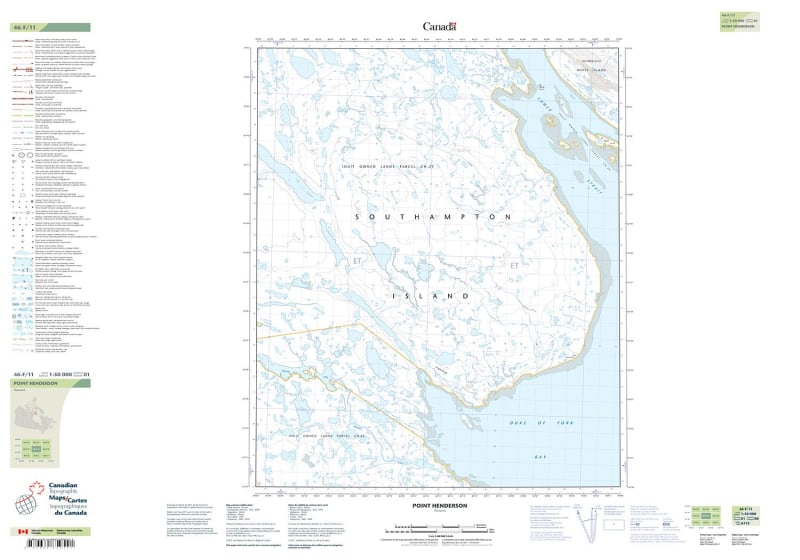 046F11 - POINT HENDERSON - Topographic Map