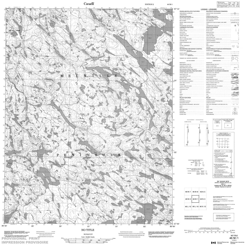 046M01 - NO TITLE - Topographic Map