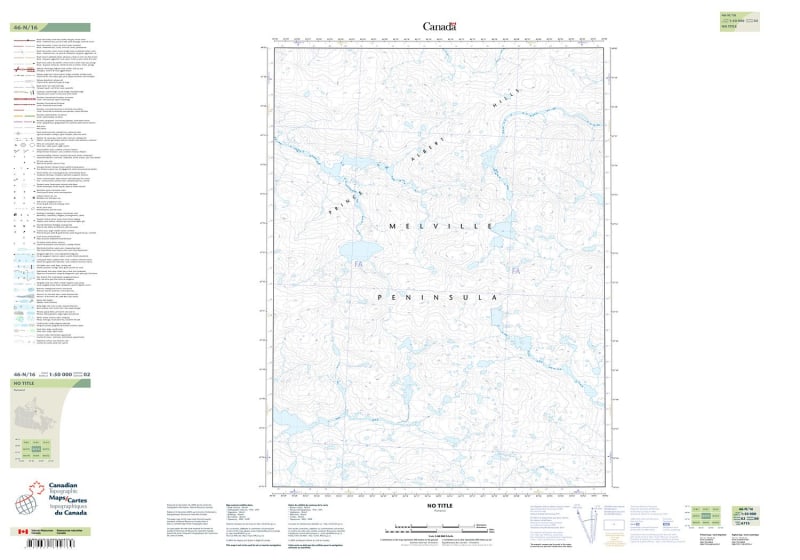 046N16 - NO TITLE - Topographic Map
