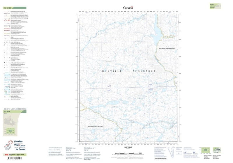046O10 - NO TITLE - Topographic Map