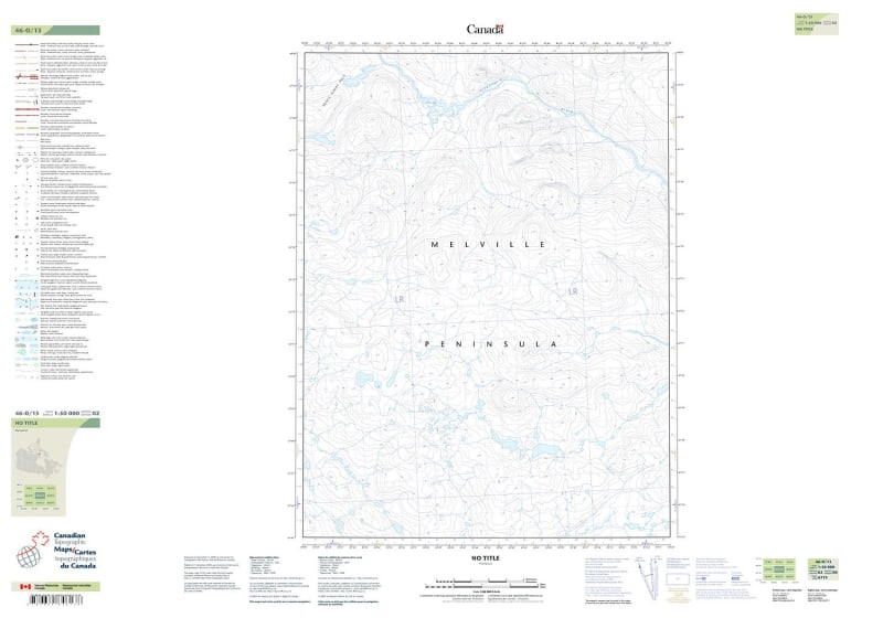 046O13 - NO TITLE - Topographic Map