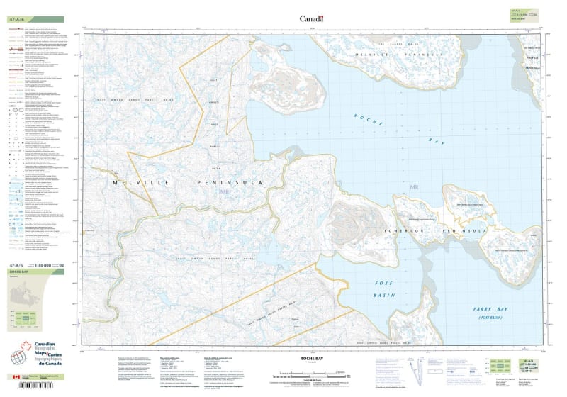 047A06 - ROCHE BAY - Topographic Map