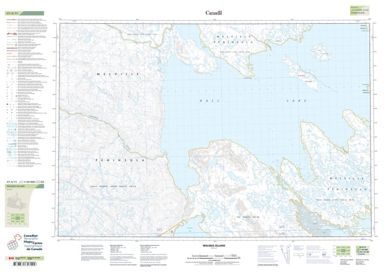 047A11 - WALRUS ISLAND - Topographic Map