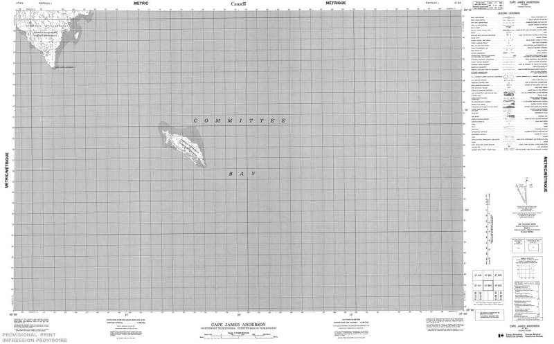 047B04 - CAPE JAMES ANDERSON - Topographic Map