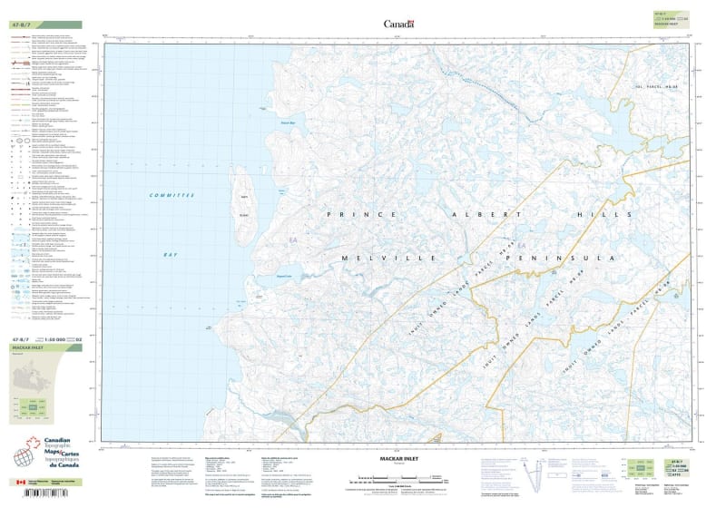 047B07 - MACKAR INLET - Topographic Map