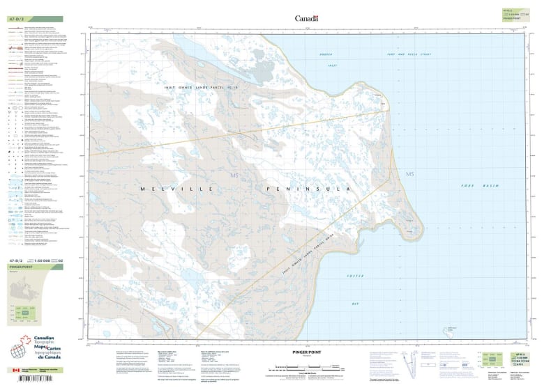 047D02 - PINGER POINT - Topographic Map