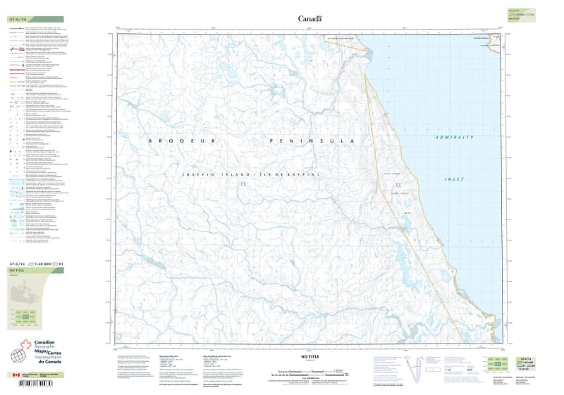 047G14 - NO TITLE - Topographic Map
