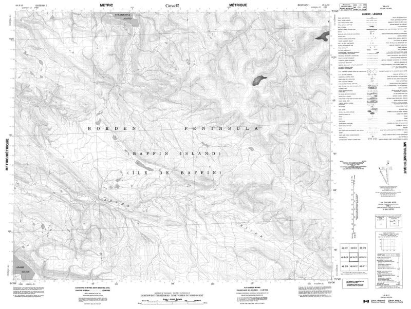 048A13 - NO TITLE - Topographic Map