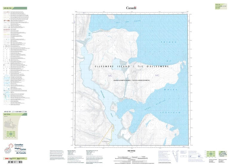 049D10 - NO TITLE - Topographic Map