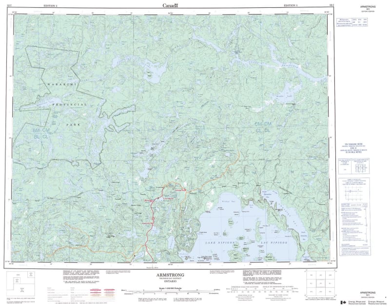 052I - ARMSTRONG - Topographic Map