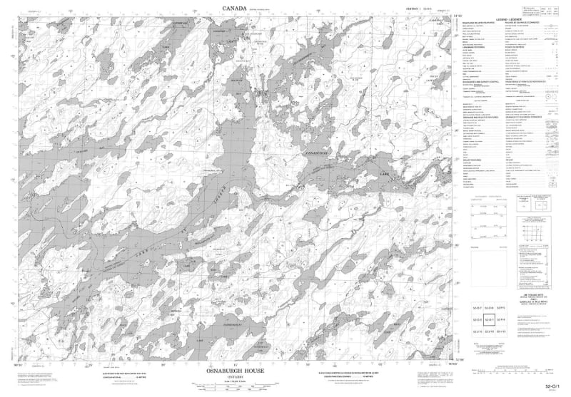 052O01 - OSNABURGH HOUSE - Topographic Map