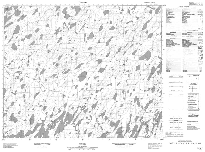 053H11 - NO TITLE - Topographic Map