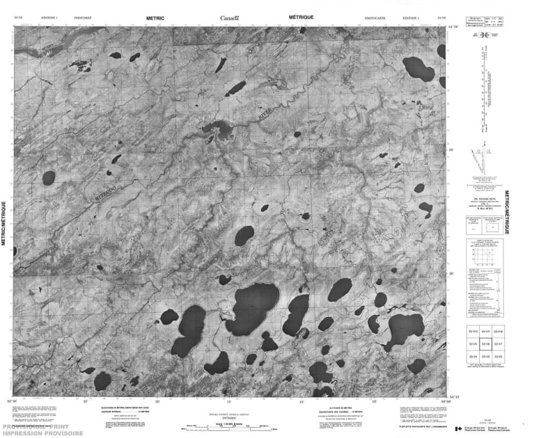 053I06 - NO TITLE - Topographic Map