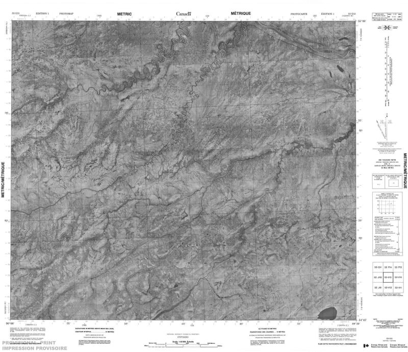 053I13 - NO TITLE - Topographic Map
