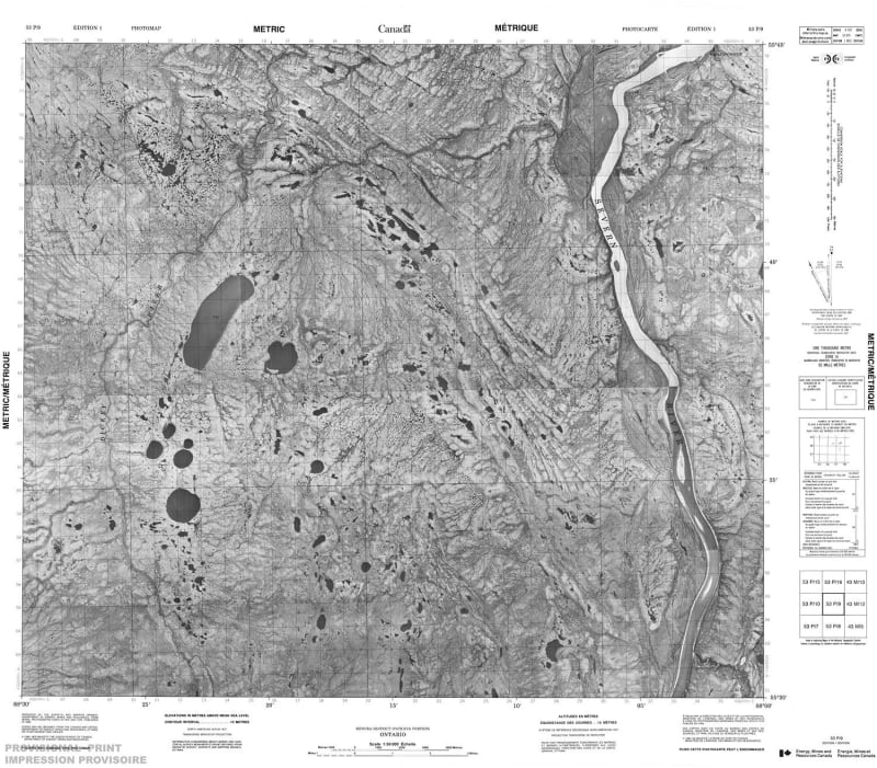 053P09 - NO TITLE - Topographic Map