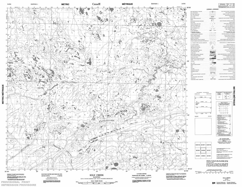 054B06 - KILN CREEK - Topographic Map
