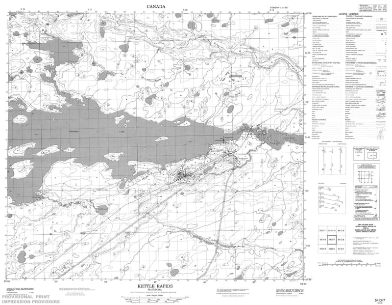 054D07 - STRATFORD ISLAND - Topographic Map