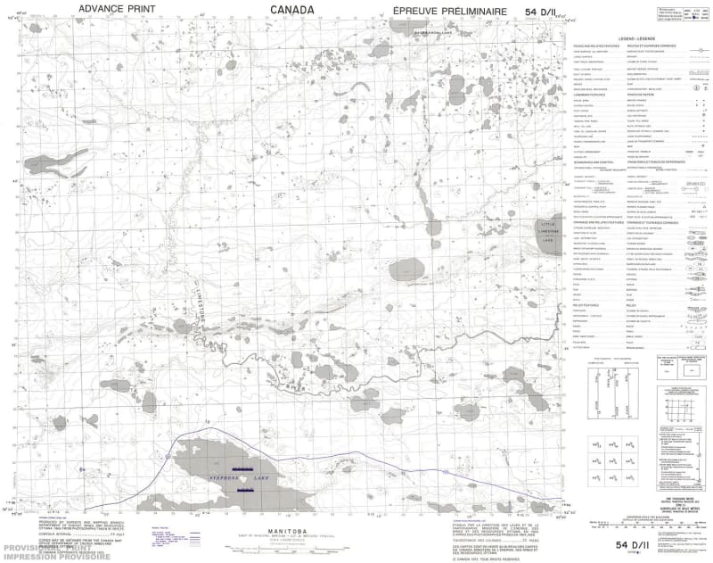 054D11 - NO TITLE - Topographic Map