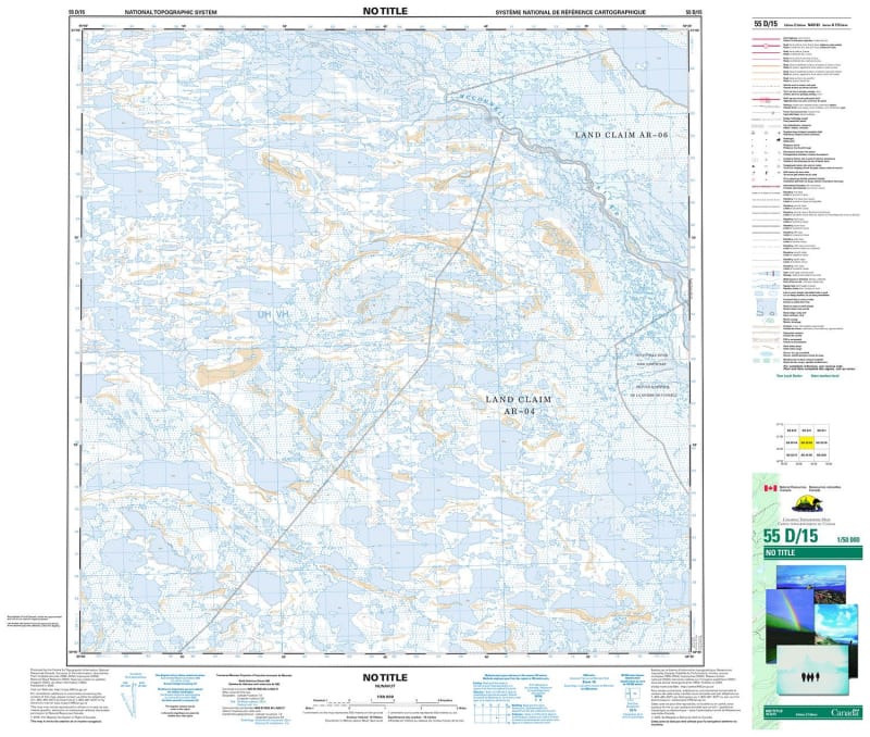 055D15 - NO TITLE - Topographic Map