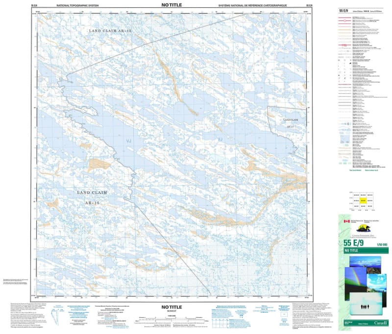 055E09 - NO TITLE - Topographic Map