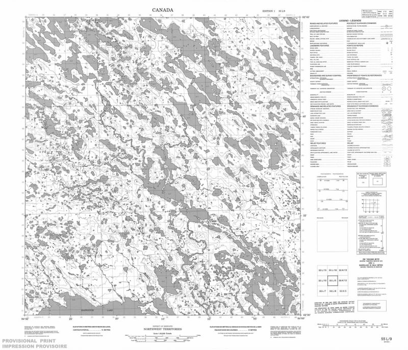 055L09 - NO TITLE - Topographic Map