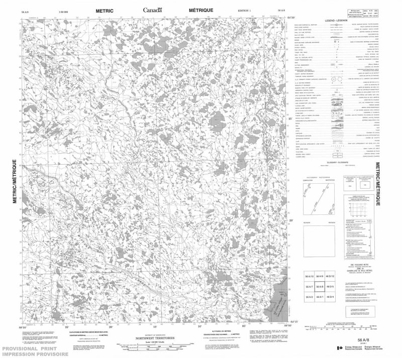 056A08 - NO TITLE - Topographic Map