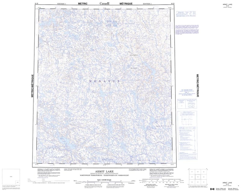 056B - ARMIT LAKE - Topographic Map