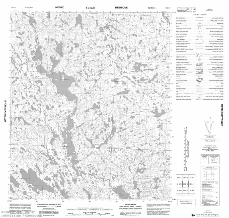 056B15 - NO TITLE - Topographic Map