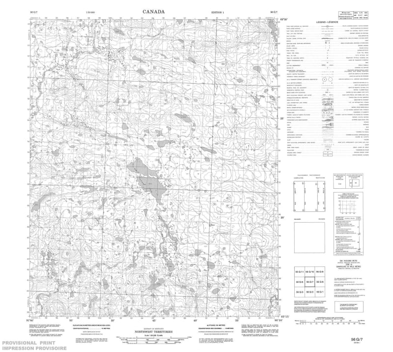 056G07 - NO TITLE - Topographic Map