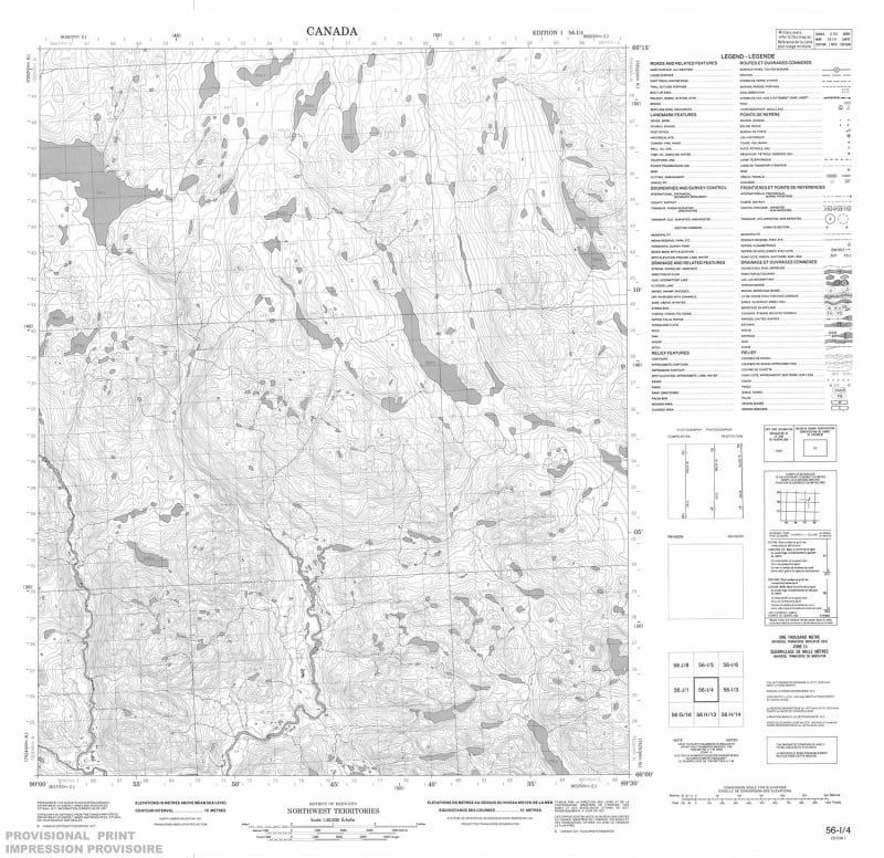 056I04 - NO TITLE - Topographic Map