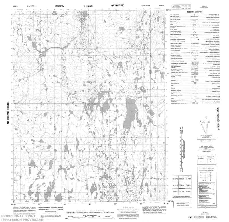 056K10 - NO TITLE - Topographic Map