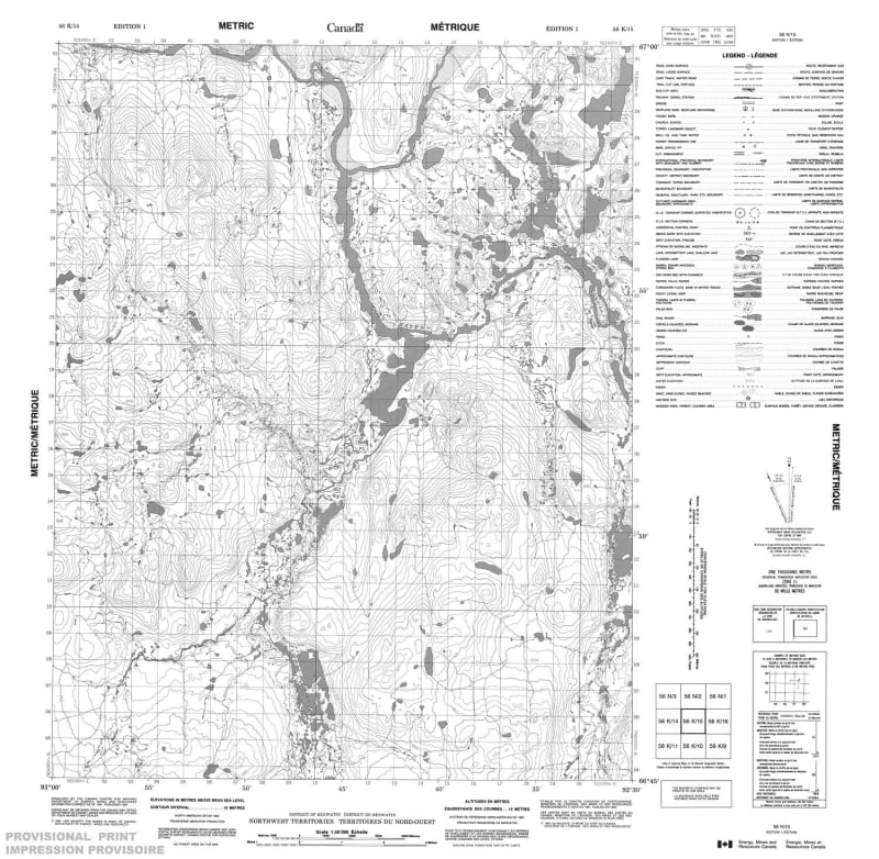 056K15 - NO TITLE - Topographic Map
