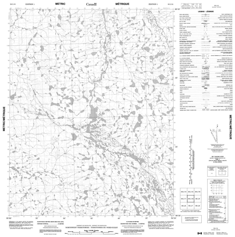 056L10 - NO TITLE - Topographic Map