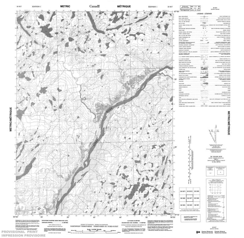 056M07 - NO TITLE - Topographic Map