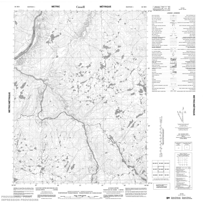 056M08 - NO TITLE - Topographic Map