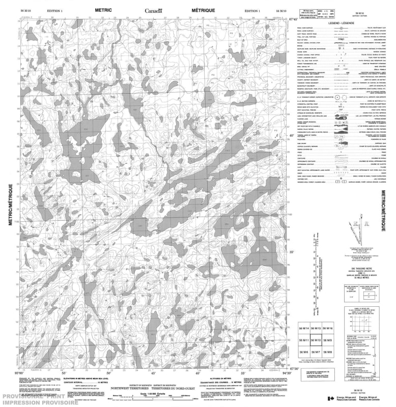 056M10 - NO TITLE - Topographic Map