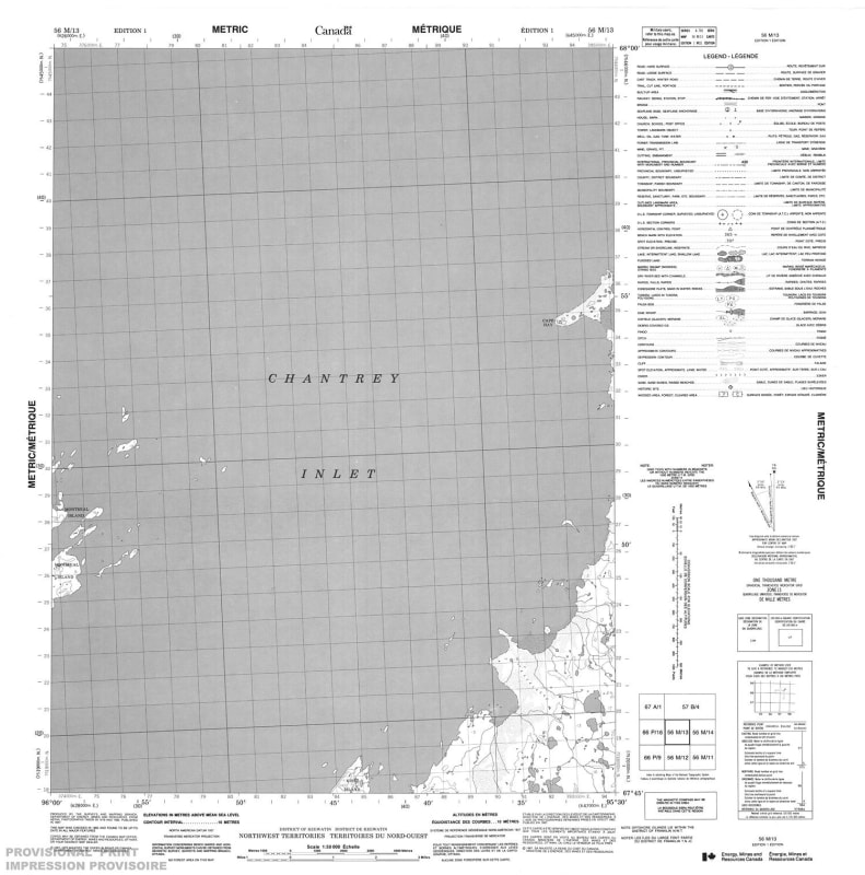 056M13 - NO TITLE - Topographic Map