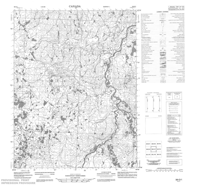 056O01 - NO TITLE - Topographic Map