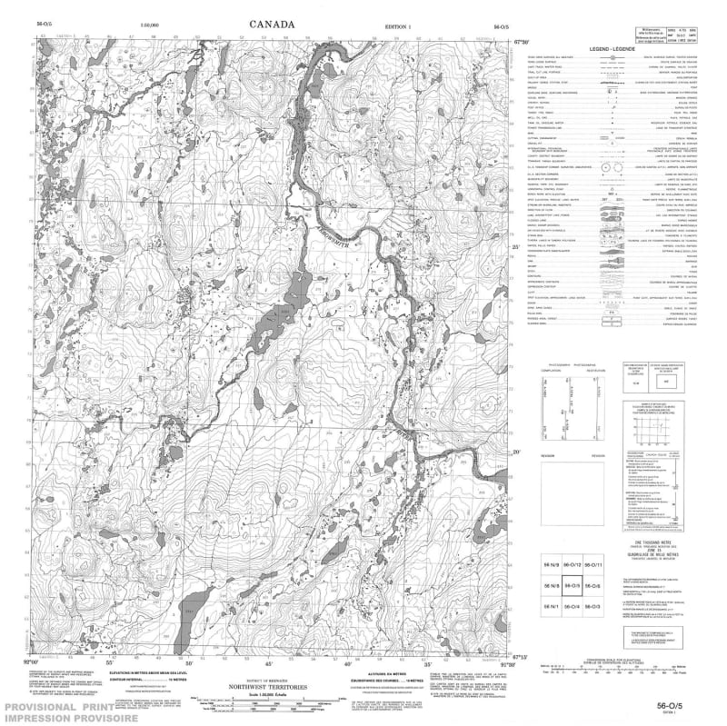 056O05 - NO TITLE - Topographic Map