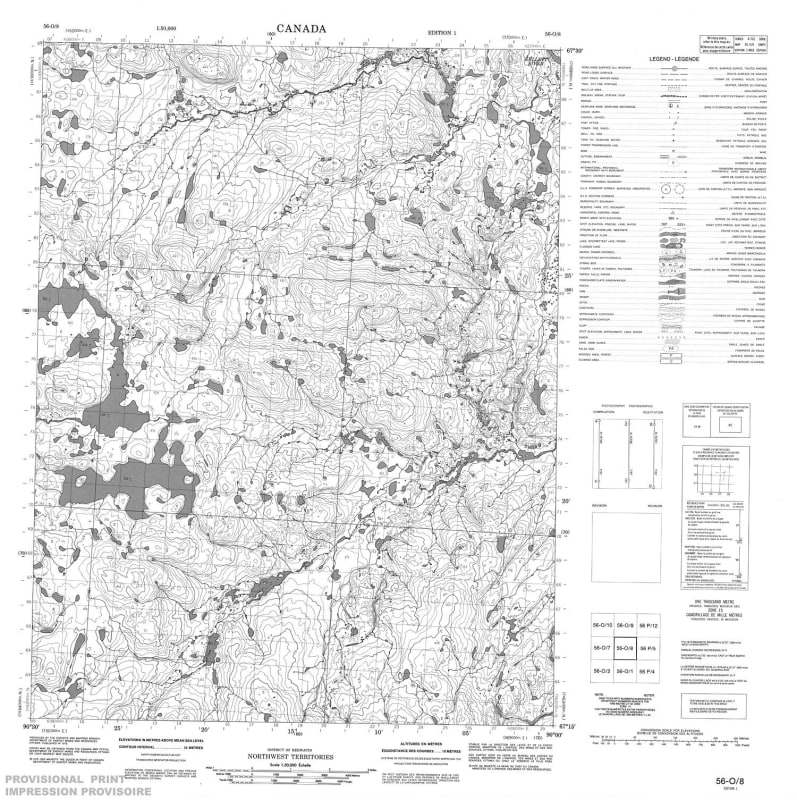 056O08 - NO TITLE - Topographic Map