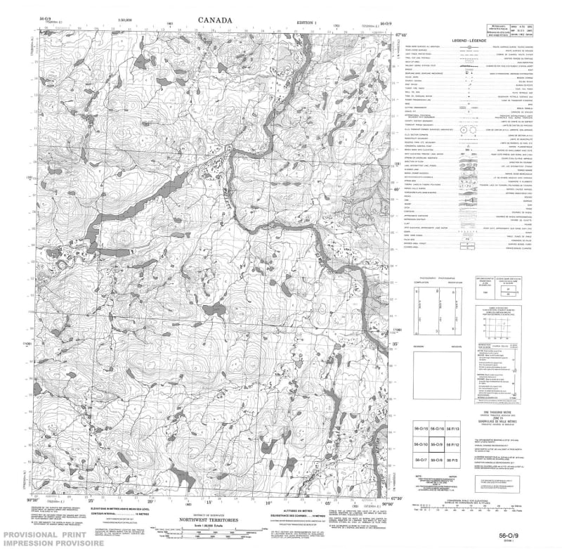 056O09 - NO TITLE - Topographic Map