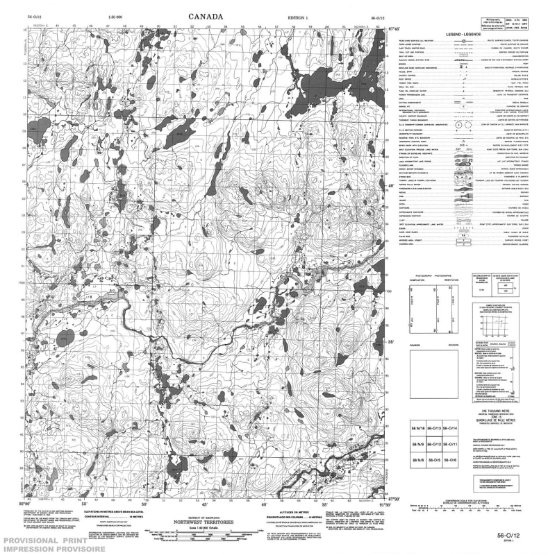 056O12 - NO TITLE - Topographic Map