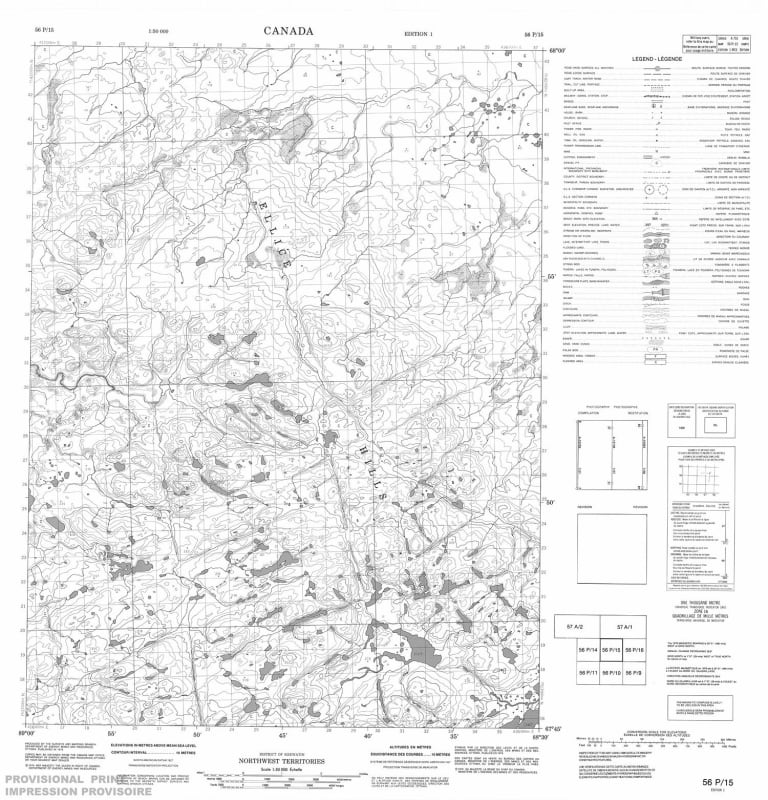 056P15 - NO TITLE - Topographic Map
