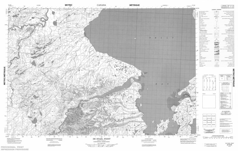 057A06 - DE STAEL POINT - Topographic Map