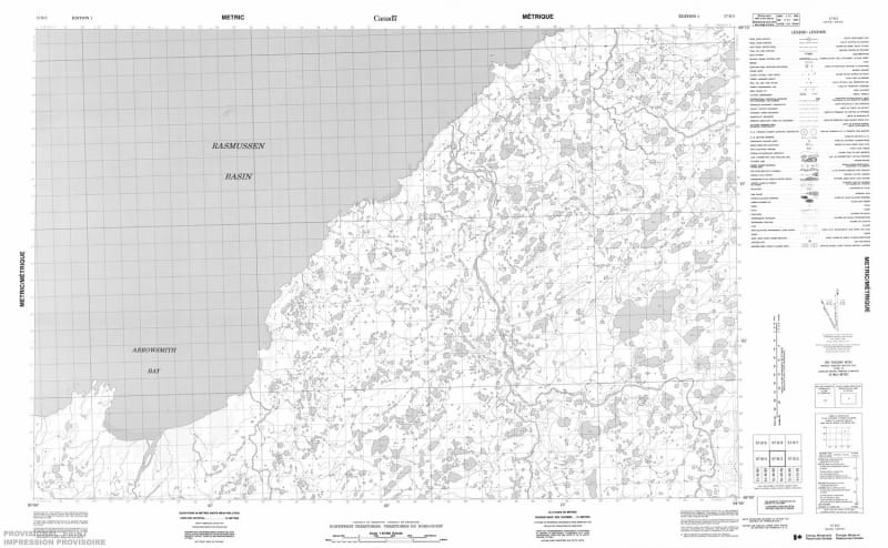 057B03 - NO TITLE - Topographic Map