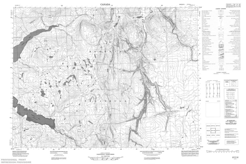 057F12 - NO TITLE - Topographic Map