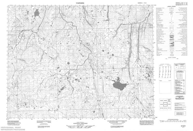 057G03 - NO TITLE - Topographic Map