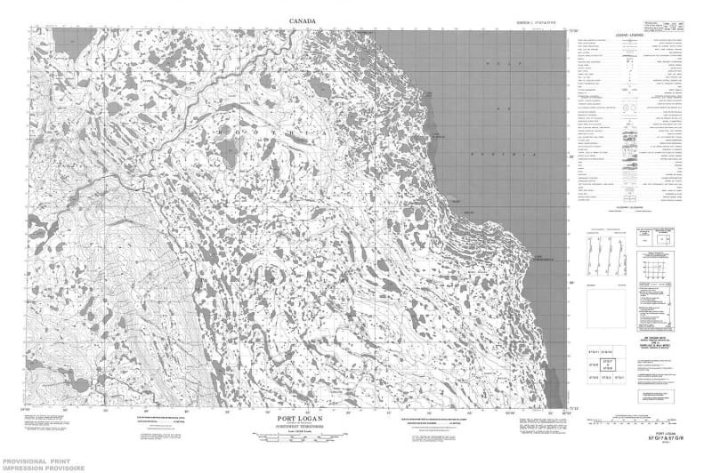 057G07 - PORT LOGAN - Topographic Map